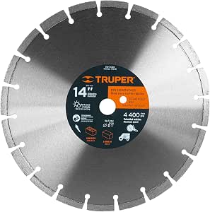 DISCO DE DIAMANTE DE 14" X 2.8MM CORTE ASFALTO Y CONCRETO