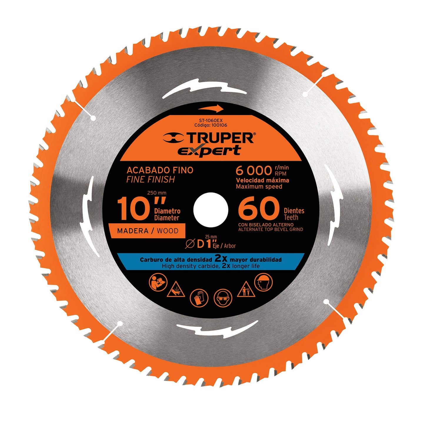 DISCO DE SIERRA 10" PARA MADERA TRUPER