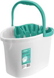 CUBETA PLASTICA CON EXPRIMIDOR, 8L, KLINTEK.