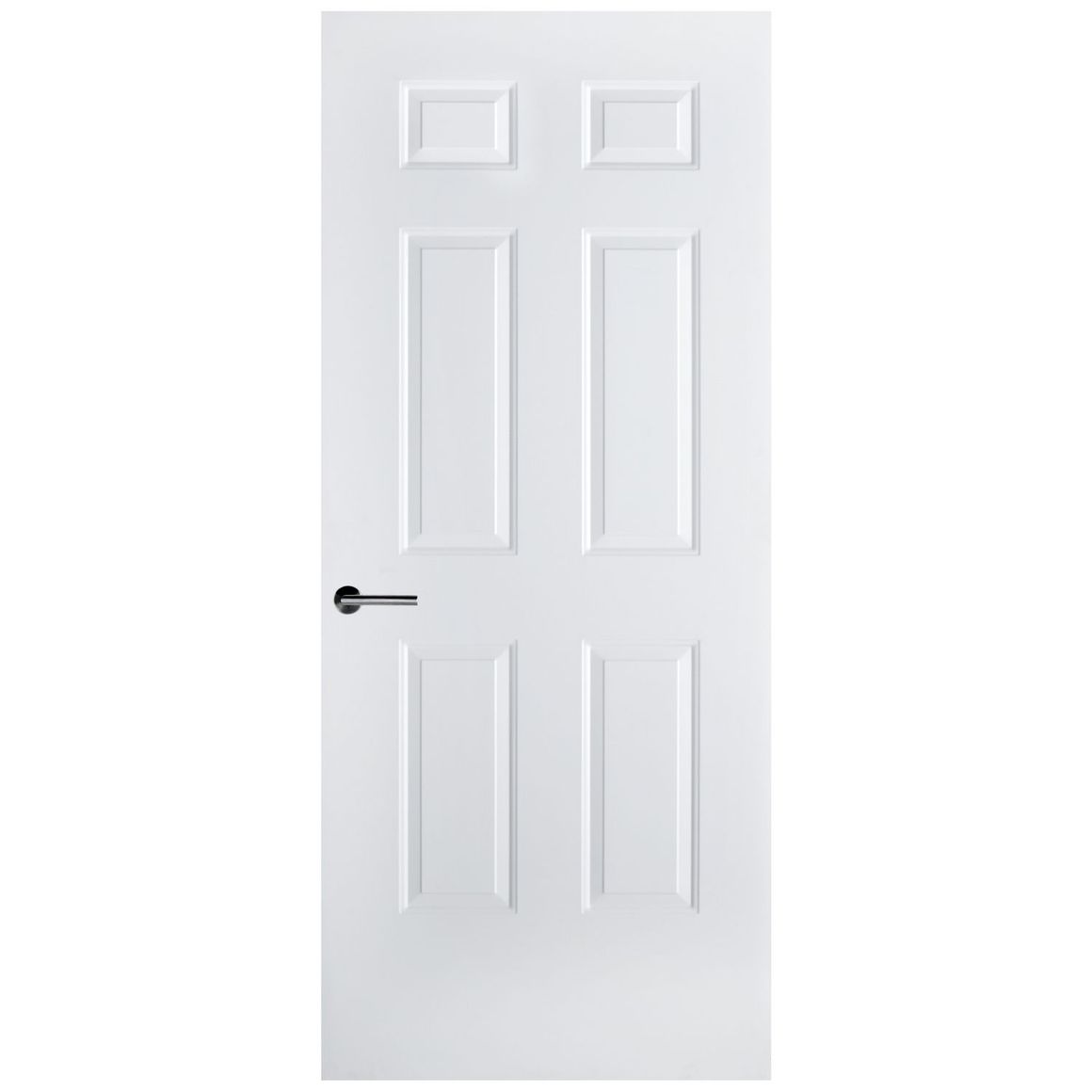 PUERTA ACERO MIXTA 6 PANELES 0.90X 2.13 BLANCA