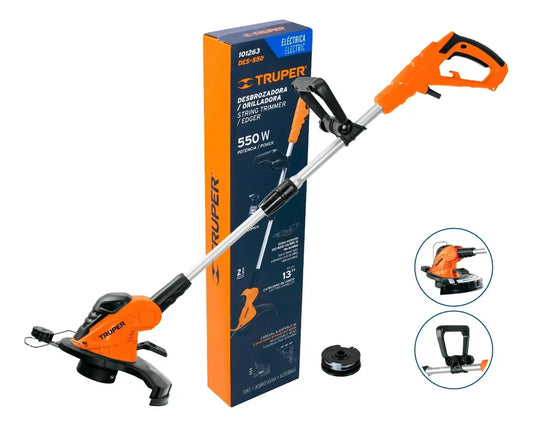 DESBROZADORA ELECTRICA 450 W 13" TRUPER