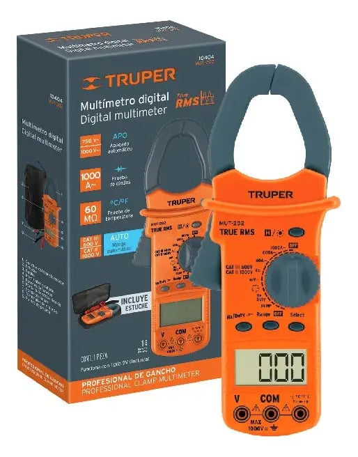 MULTIMETRO DIGITAL DE GANCHO TRUPER