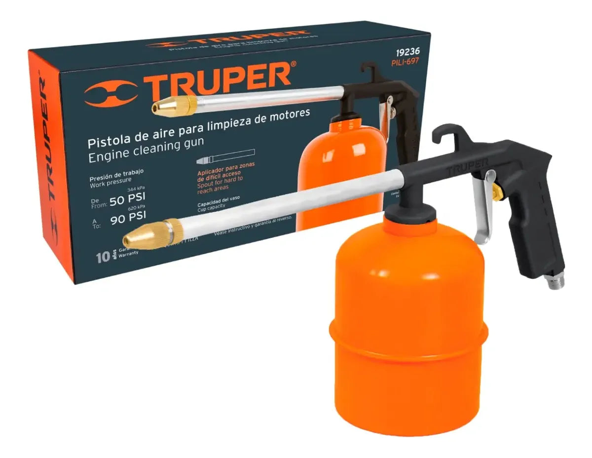 PISTOLA PARA LIMPIEZA DE MOTORES TRUPER