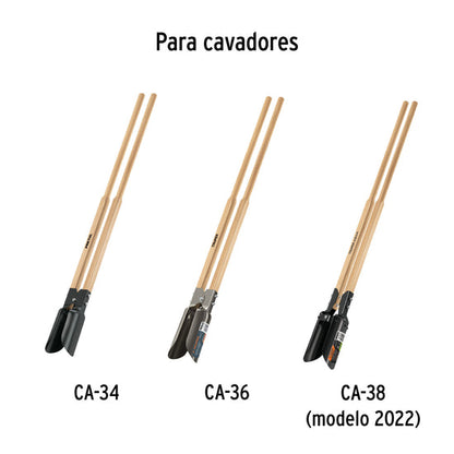 Mango cuadrado 33 mm repuesto p/cavadores CA-34/36/38, 48