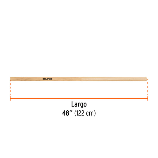 Mango cuadrado 33 mm repuesto p/cavadores CA-34/36/38, 48