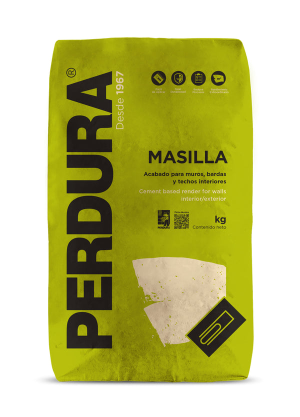 MASILLA GRIS DE 25KG PERDURA