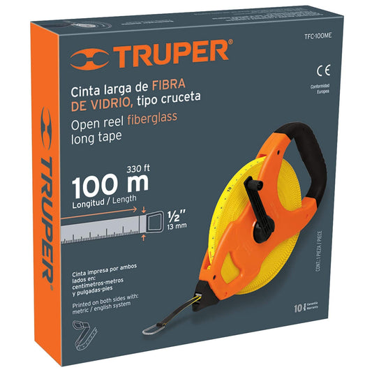 CINTA LARGA FIBRA DE VIDRIO TIPO CRUCETA 100M METALICA