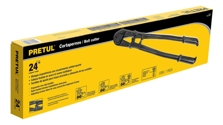 CORTAPERNOS MANGO TUBULAR 24" PRETUL