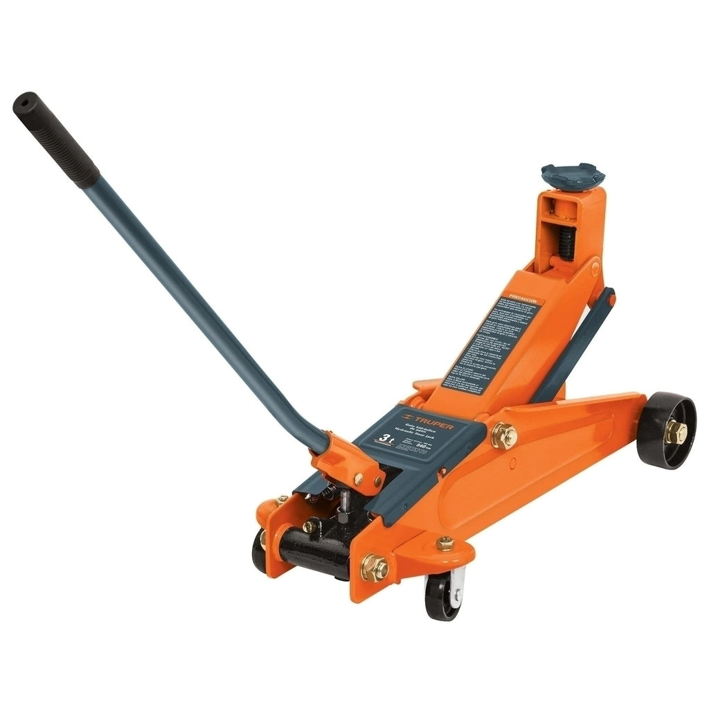GATO HIDRAULICO PROFESIONAL DE PATIN, 3.5 TON, TRUPER.