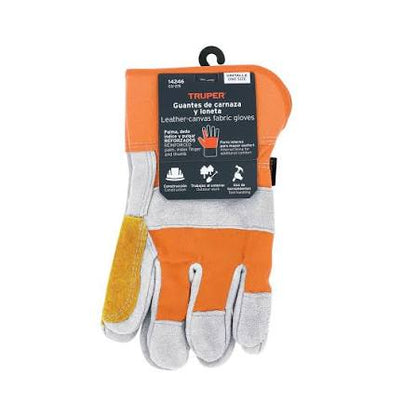 GUANTES DE CARNAZA Y LONETA PREMIUM TRUPER