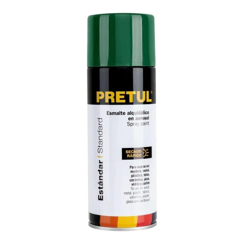 PINTURA EN AEROSOL, VERDE HOJA, 400ML, PRETUL